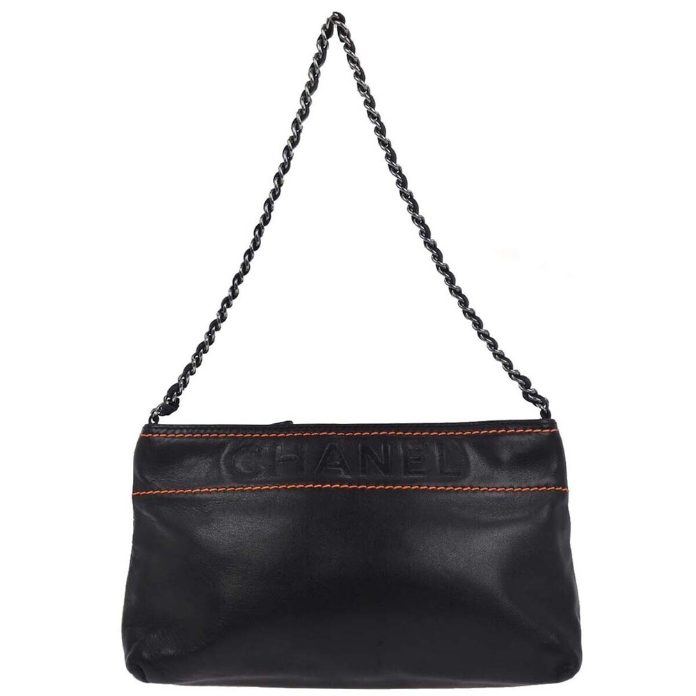 Chanel Lax Pochette Leather